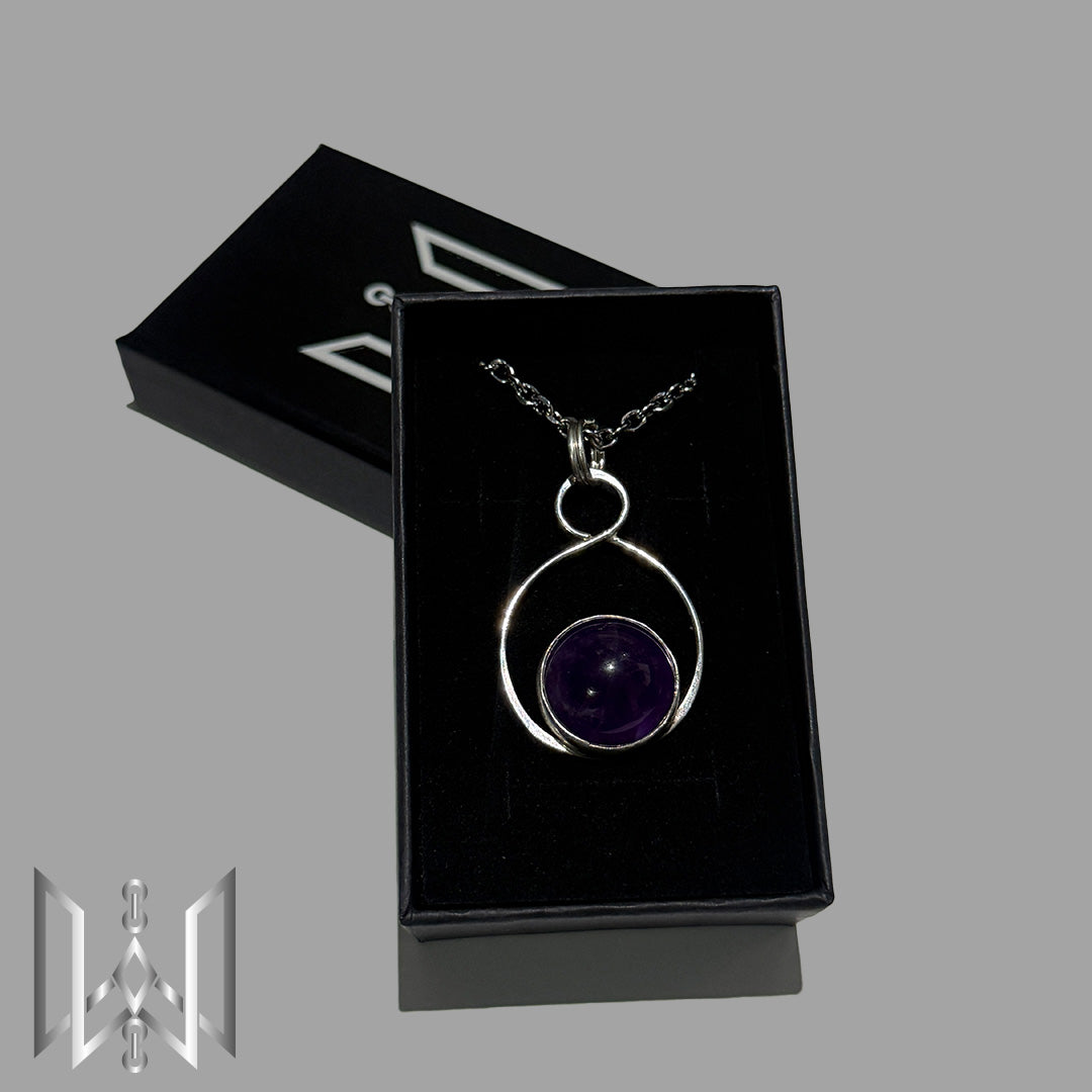 Amethyst Sterling Silver Pendant