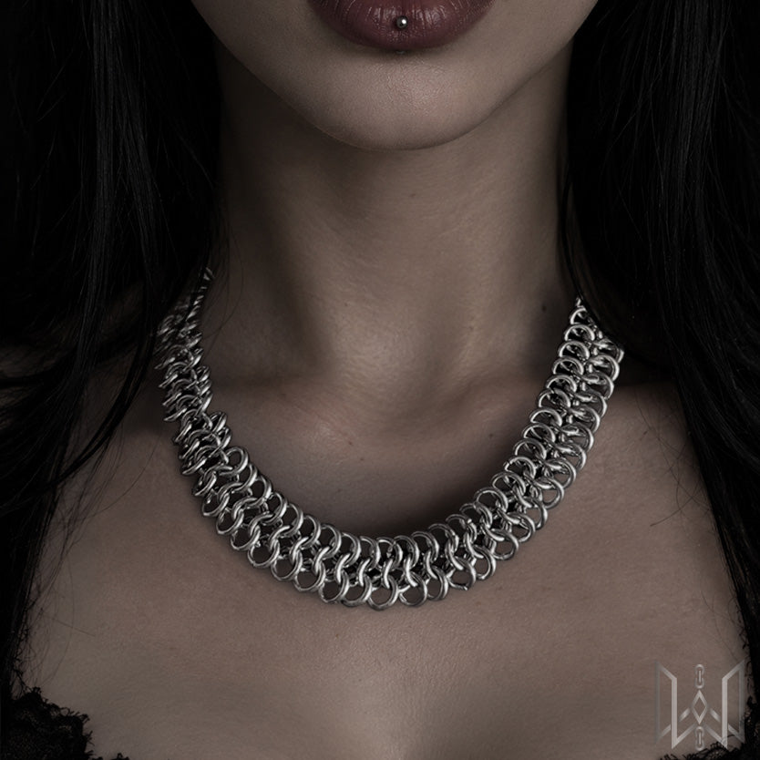 Euro 4 in 1 Chainmaille Necklace #1008