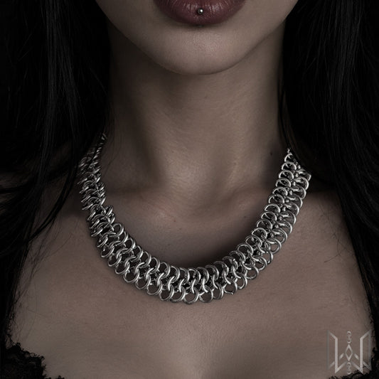 Euro 4 in 1 Chainmaille Necklace #1008