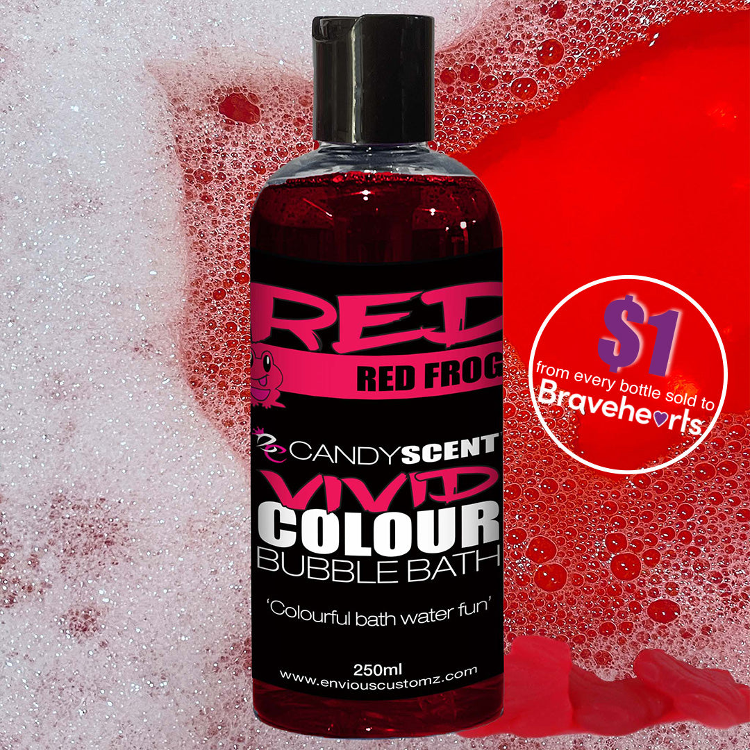 RED Vivid Colour Bubble Bath - RED FROGS