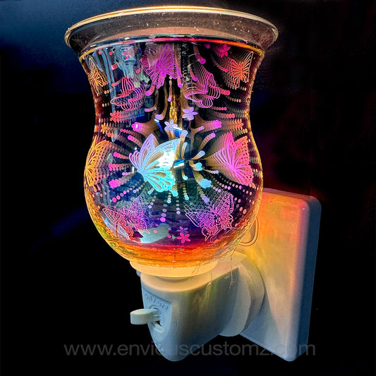 Butterfly - Mini Glass Plug-In Wax Warmer