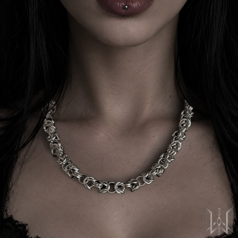 Byzantine Chainmaille Necklace #1009