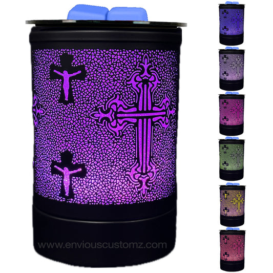 Cross - 7 Colour LED Wax Melt Warmer