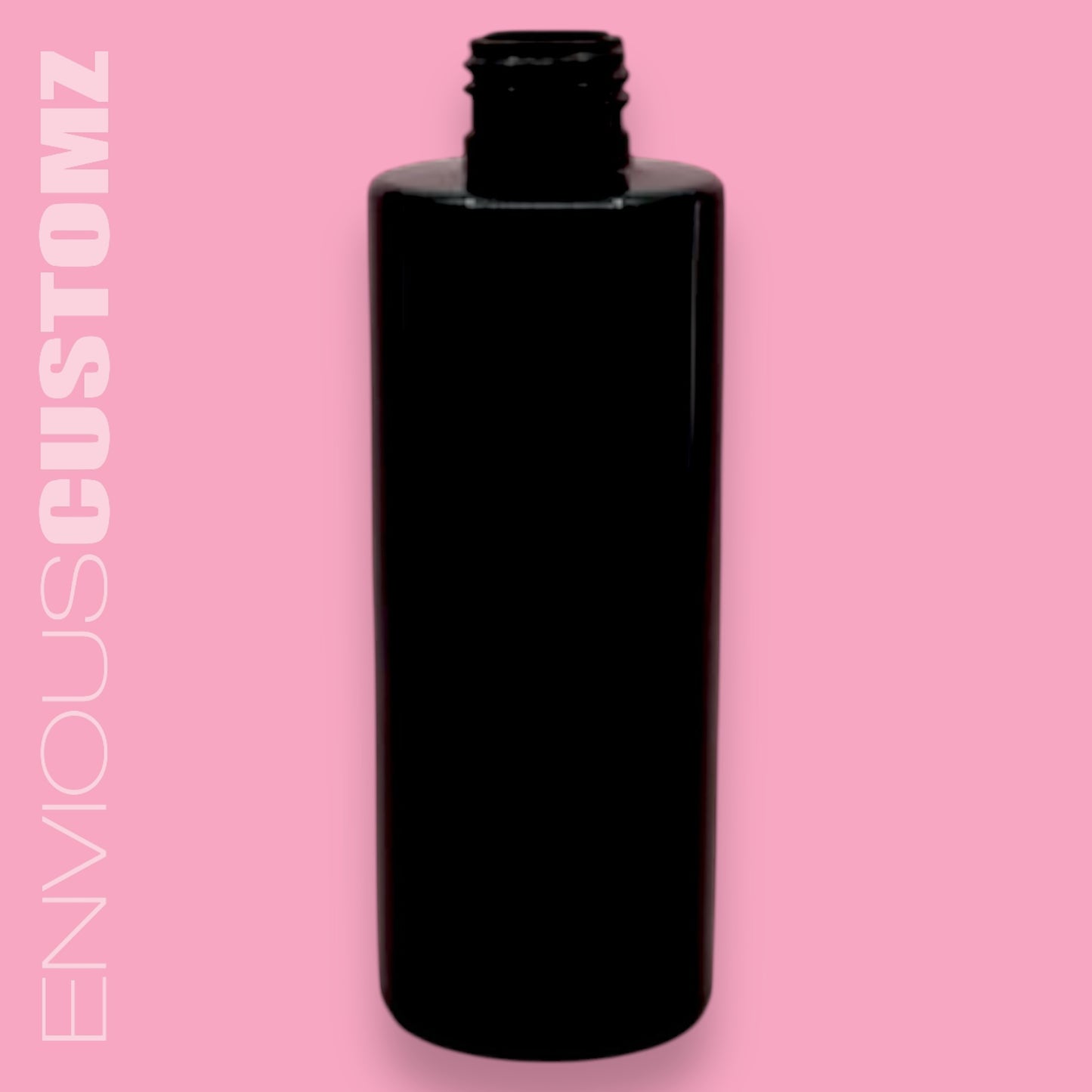 200ml Square Shoulder Bottle 24410  - Black