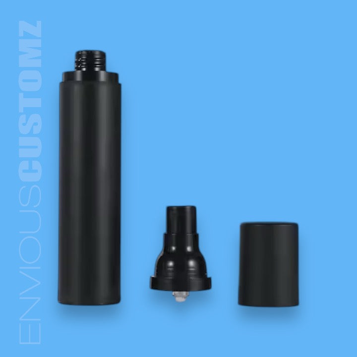 50ml Airless Matte Black Serum Pump Bottle