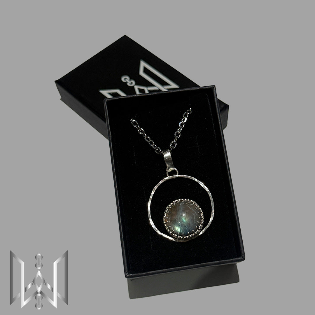 Labradorite Sterling Silver Pendant