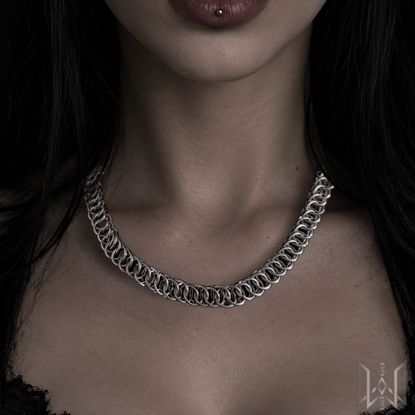 Half Persian Chainmaille Necklace #1007