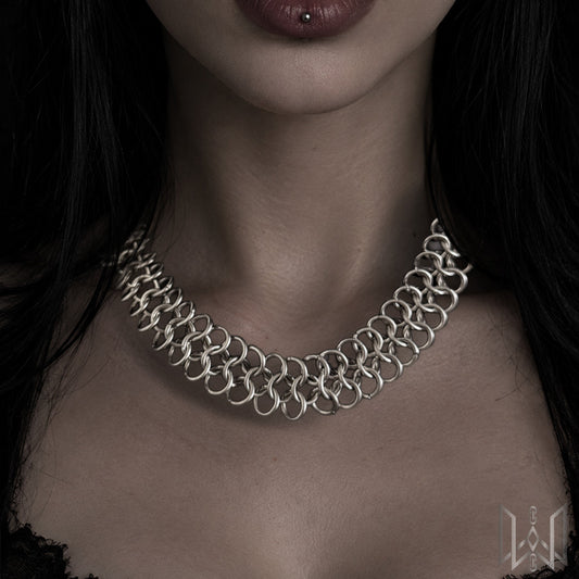 Euro 4 in 1 Chainmaille Necklace #1008