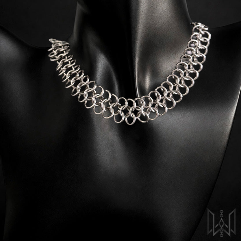 Euro 4 in 1 Chainmaille Necklace #1008