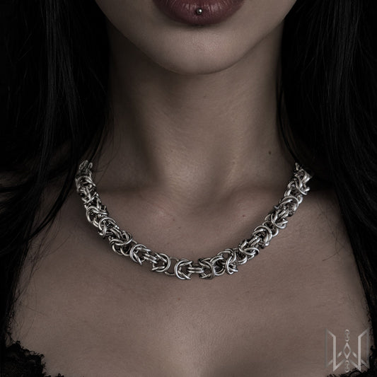 Byzantine Chainmaille Necklace #1009