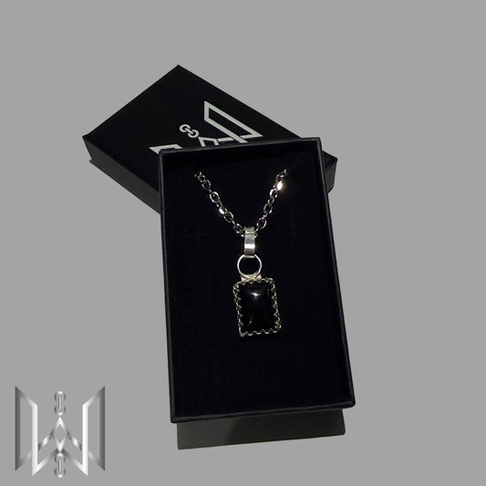 Onyx Sterling Silver Pendant