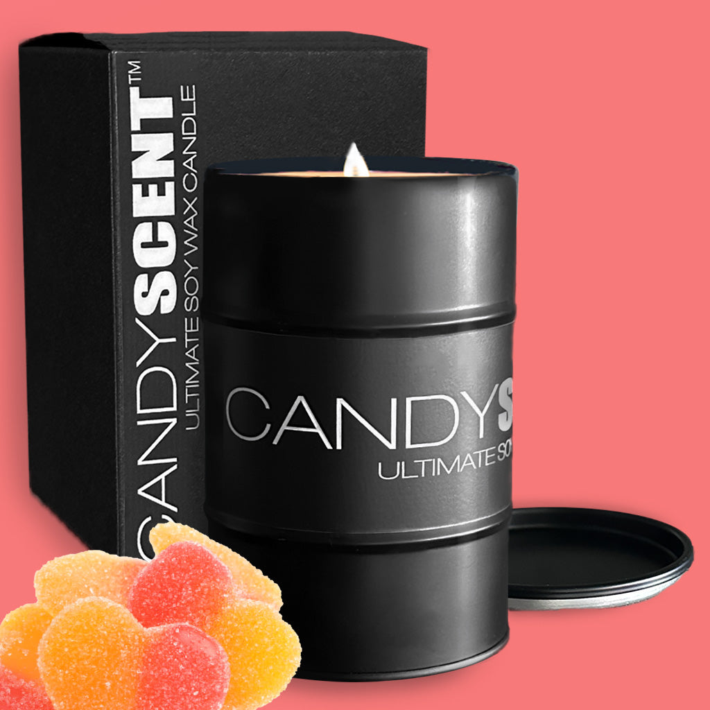 PEACH HEARTS Soy Wax Candle