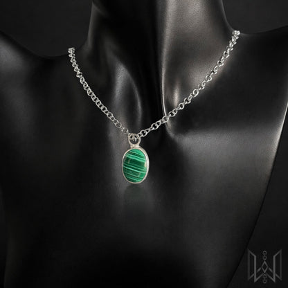 Malachite Pendant #1012