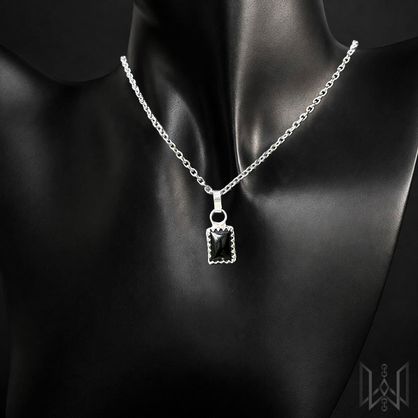 Obsidian Pendant #1015