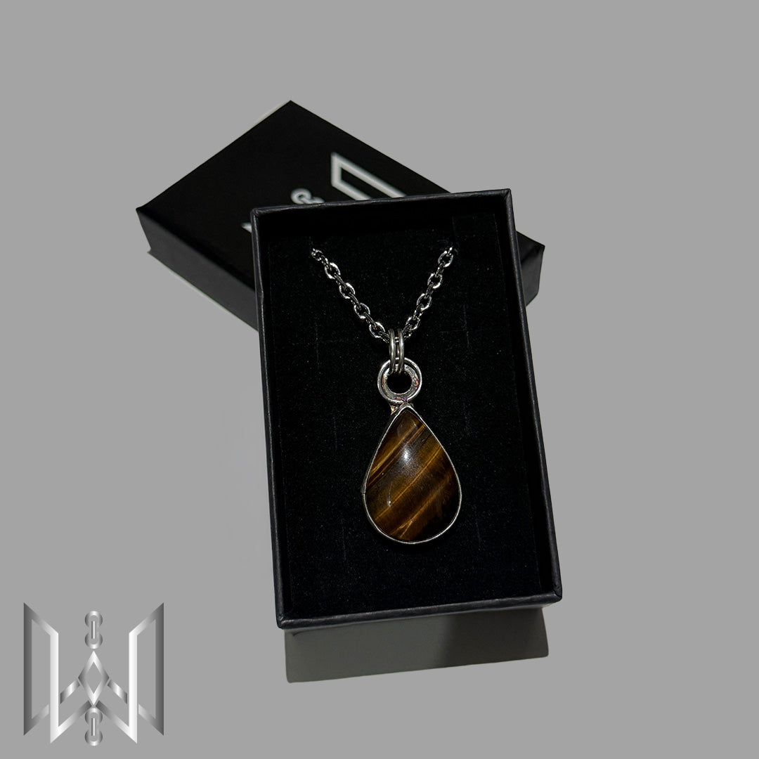 Tiger Eye Sterling Silver Pendant