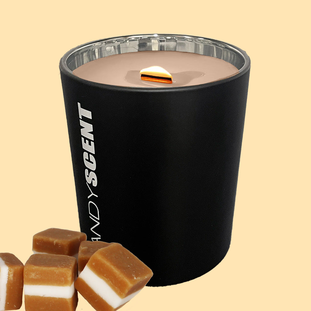 JERSEY CARAMELS Wood Wick Soy Candle