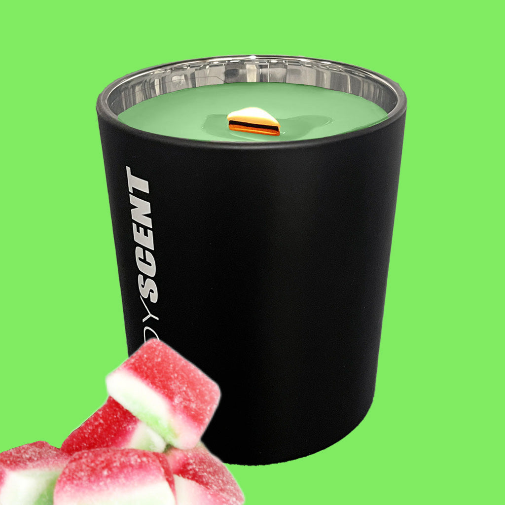 SOUR WATERMELON Wood Wick Soy Candle