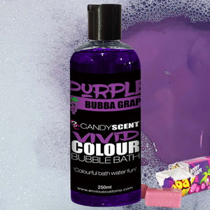 PURPLE Vivid Colour Bubble Bath - BUBBA GRAPE
