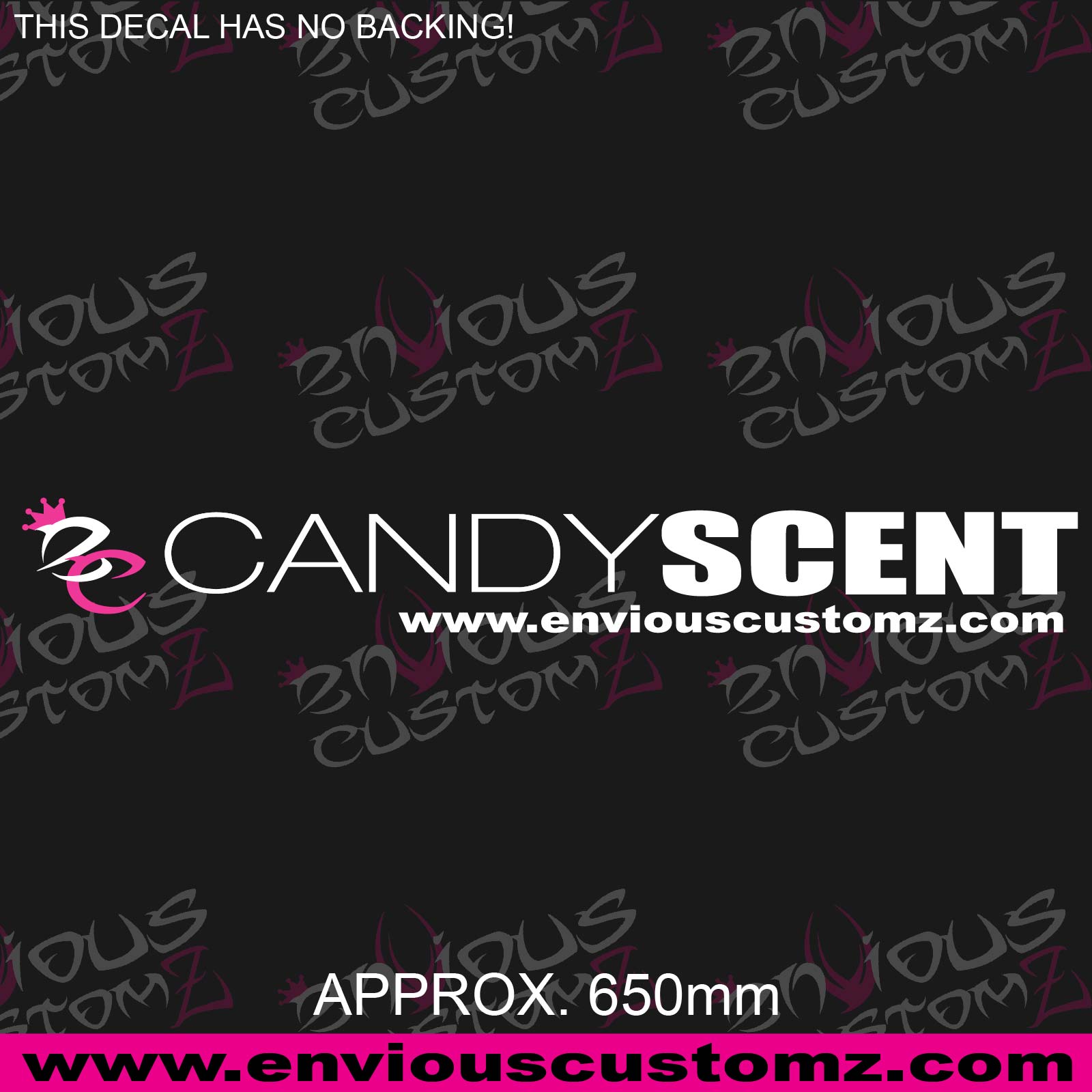 EC Candy Scent Decal - CANDY SCENT - ENVIOUS CUSTOMZ 