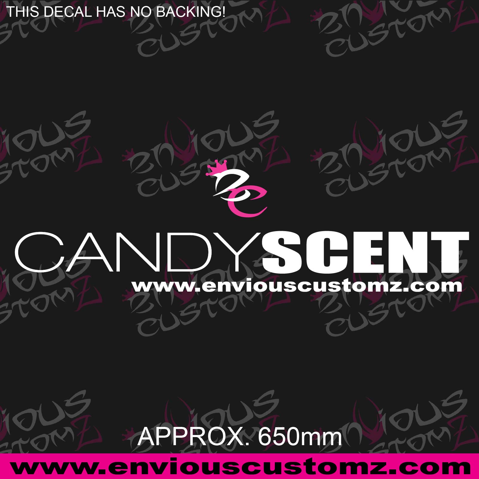 EC Candy Scent Decal - CANDY SCENT - ENVIOUS CUSTOMZ 
